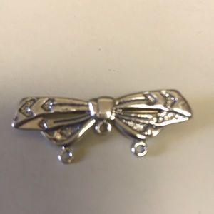 Sterling silver charm holder/pin